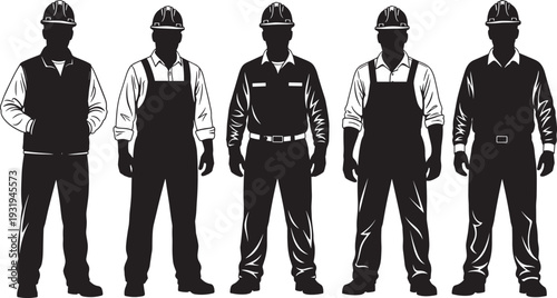 Illustration of deciduous trees with green foliage and various shaped bushes, showcasing landscaping design, botanical diversity, gardening references, and plant structure variations