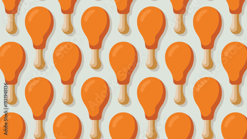 Delicious roasted chicken drumsticks on white background