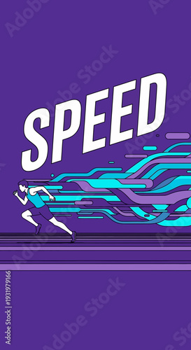 Dynamic Depiction Of Swift Movement And Acceleration Showcasing High Velocity And Agility