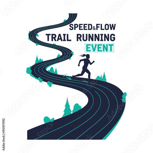 Dynamic Design for a Trail Running Event: Speed, Flow, and Athletic Pursuit Illustrated