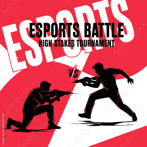 Dynamic Esports Showdown: Intense Combatants Face Off In High-Stakes Competitive Gaming Arena