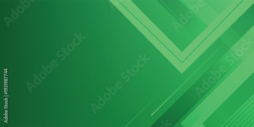 Colorful papercut abstract 3D background with gradient green square pattern combination bright color on background. Eps10 vector