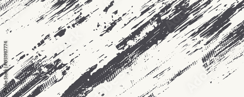 Grunge texture with scratches and spots. Abstract vector background.