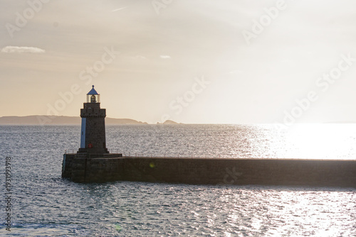 port de l'île de gernesey (guernsey) , ile anglo-normande