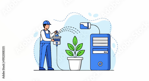 Smart Farming Technology with Automated Irrigation System.