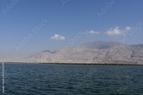 Wallpaper Mural Persian Gulf, Strait of Hormuz, which connects with the Arabian Sea and the Indian Ocean, Coast of the United Arab Emirates, Middle East. Torontodigital.ca
