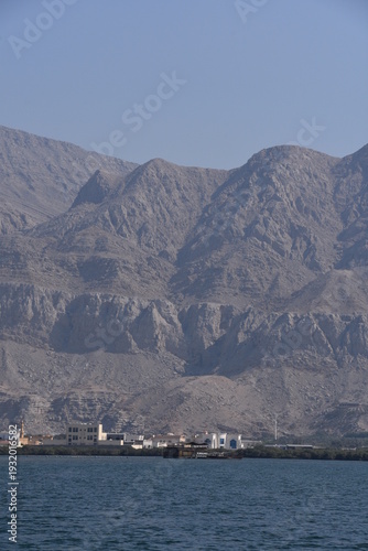 Wallpaper Mural Persian Gulf, Strait of Hormuz, which connects with the Arabian Sea and the Indian Ocean, Coast of the United Arab Emirates, Middle East. Torontodigital.ca