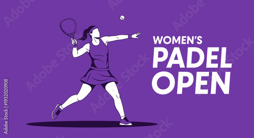 Dynamic Padel Action: Capturing The Essence of Women's Open Competition
