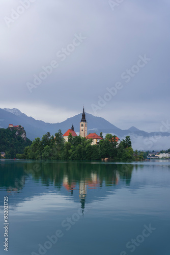 фотографія lake bled slovenia