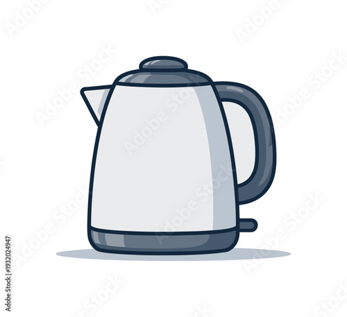 Modern electric kettle with a sleek design, perfect for kitchen countertops