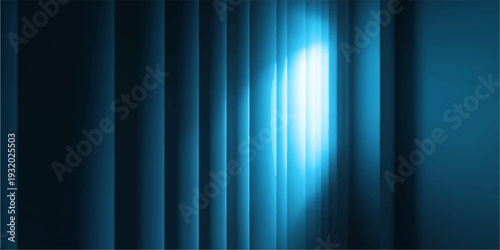 An abstract blue light background featuring a digital motion design with bright technology stripes and a gradient vector texture for a modern wallpaper concept