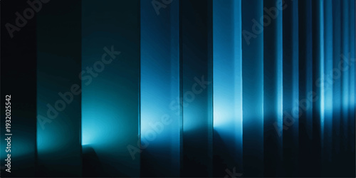 Abstract blue background vector featuring a bright digital wave pattern with colorful gradient lines and light motion texture for a modern technology wallpaper illustration