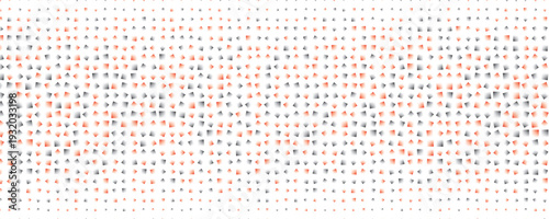 Abstract seamless pattern background with multi-colored varied triangles.