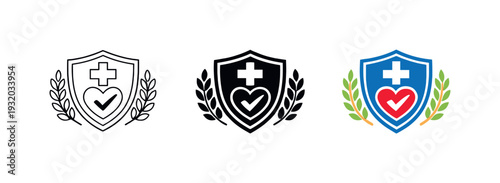 Restored health outcome portrayed by a refined medicine badge reflecting recovery, trust, and professional healthcare delivery,