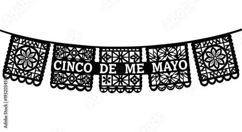 Cinco de Mayo Papel Picado Banner
