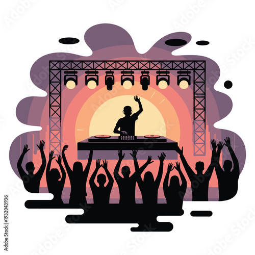 Restaurant menu vector illustration with people icons and Paris design elements