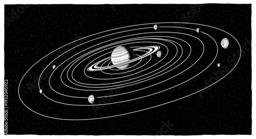 black and white spiral galaxy