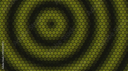 Green Concentric Circles Pattern Animation.