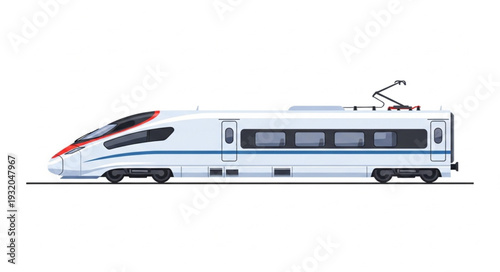 white passenger train