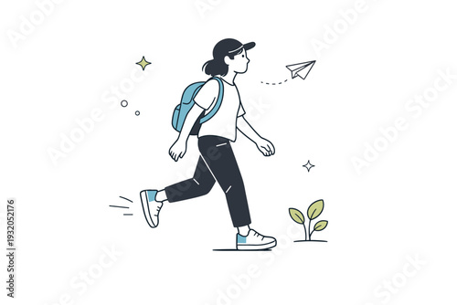 People paused mid-step. A person is captured in the middle of walking, one foot lifted, body slightly leaning forward, frozen in a brief in-between moment. The