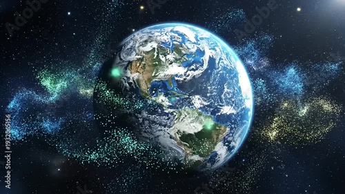 planet earth and space