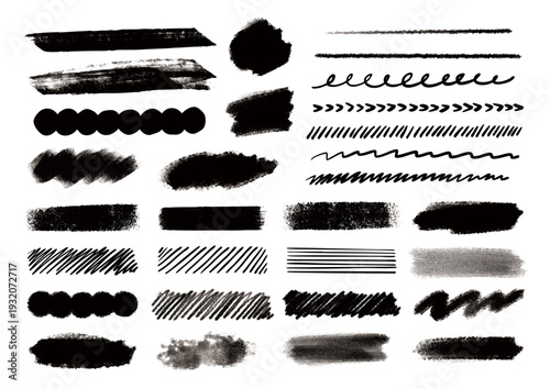 hand drawn texture set_1