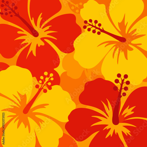 Flores tropicales vibrantes