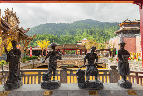 Sculptures at Ba Na Hills, Da Nang, Vietnam