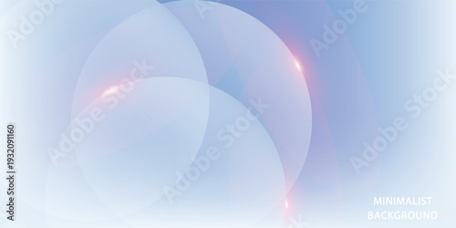 Modern blue abstract background with round elements Digital technology concept. Plug-in vector illustration for real advertising.