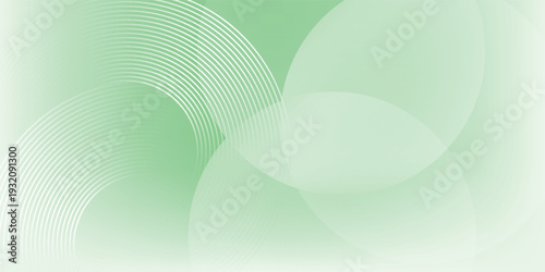 Modern green abstract background with circular elements. Digital technology concept. Plug-in vector illustration for real advertising.