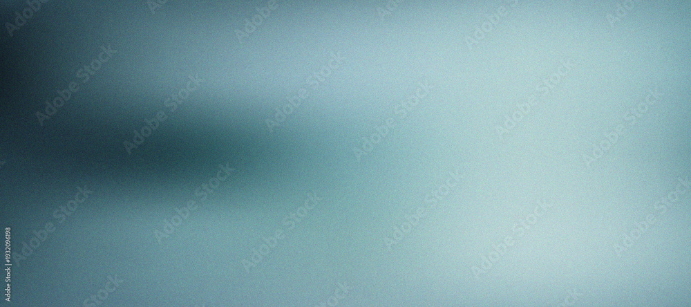 Obraz premium Cool teal gradient background with soft blue gray tones and smooth light glow
