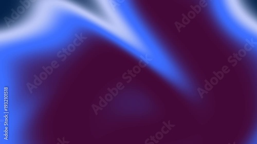 Soft Blurred Gradient Background with Flowing Blue and Maroon Wavy Shapes