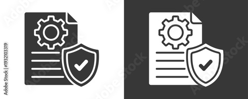 Quality Assurance Icon Set Vector Collection Isolated In Black And White