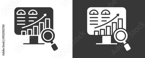 Operational Analytics Icon Set Vector Collection Isolated In Black And White