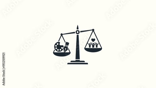 Scales with money and people.