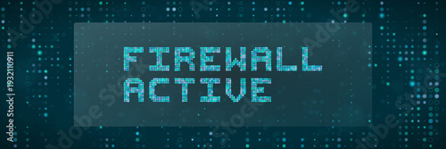 Real-time Firewall Active Status on Intrusion Prevention System Network Security Dashboard