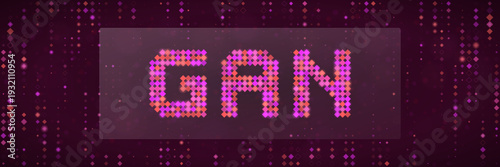 Generative Adversarial Network GAN Concept Art for Deep Learning and AI Research