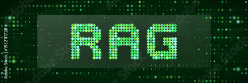 Retrieval Augmented Generation RAG Concept for AI Data Processing and LLM Optimization