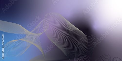 Moody dark gradient backdrop with grainy noise texture in black  Lavender and navy blue shades, luminous vibrant highlights, ideal for header, poster, banner, wallpaper design