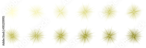 Golden Sparkle Animation Frames, Magic Spell Effect Sprite Sheet for Game Design