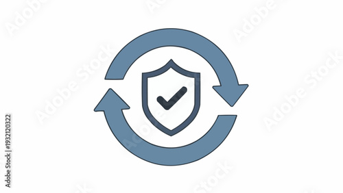Shield with check mark icon.
