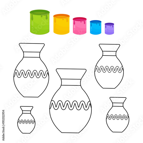 Activity for pre sсhool years kids and toddlers. Studying the concept of big and small in preschool children.
