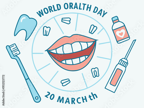 Promoting global dental health awareness on world health day with a march for smiles