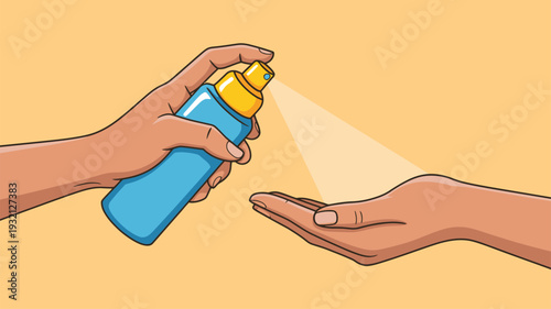Hand sanitizer spray personal hygiene
