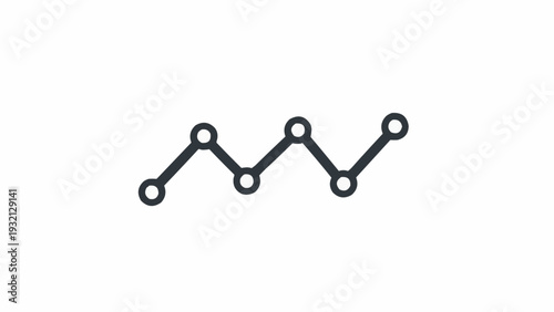 Simple black molecular structure model.