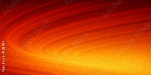 A bright abstract red and orange background design features colorful waves and blurred motion lines with a fiery texture, creating an energetic wallpaper illustration of light and art