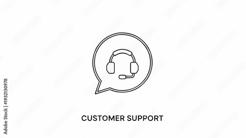 Obraz premium Customer support service help desk.