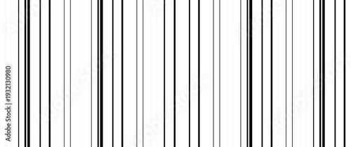 Barcode icon. Barcode vector icon. Simple fake bar code. Bar code for web design. Barcode product distribution icon. Vector illustration isolated on white background.