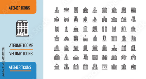 Business growth  icon set for business man