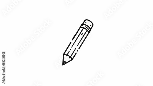 A simple drawing of pencil.